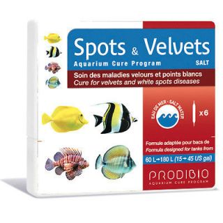 PRODIBIO Aquarium Cure Program Spots & Velvets Salt(6 vials)