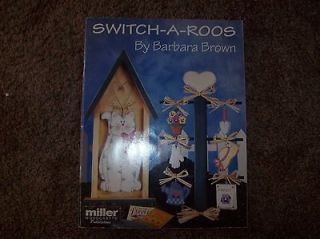 Switch A Roos by Barbara Brown craft book patterns wood painting craft