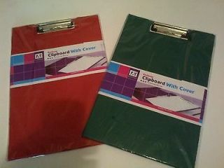 New Fold Over Clip Board A4 Size Clipboard With Pen Holder UK SELLER