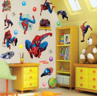Spiderman Nursery Kids Children Wall Stickers Decals