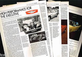 Old JENSEN Cars/Auto Article / Photos / Pictures INTERCEPTOR, Healey