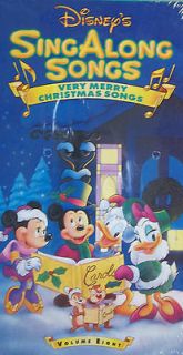 SINGALONG (SING ALONG) VERY MERRY CHRISTMAS SONGS VHS   SEALED