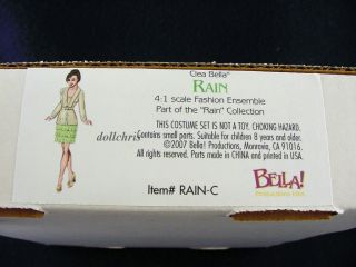 Clea Bella Doll Clothes Rain Collection Shoes for 16 Gene Marshall