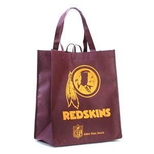 Washington Redskins Reusable Cloth Fabric Shopping Grocery Bag Tote