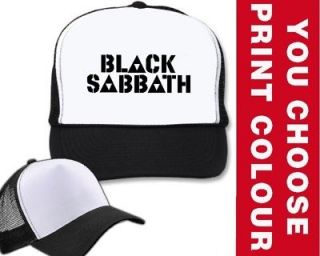BLACK SABBATH TRUCKER CAP HAT heavy metal rock OZZY