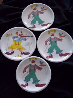 porcelain clowns in Pottery & Glass