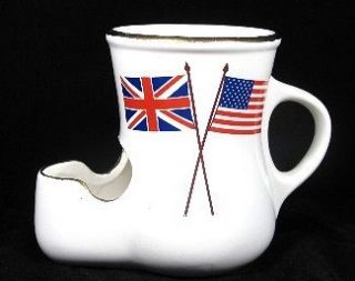 BRITISH / AMERICAN CERAMIC SHAVING SCUTTLE