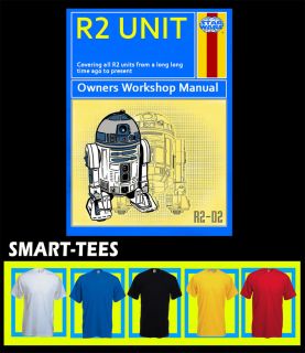 R2D2 HAYNES MANUAL FUNNY T SHIRT ALL SIZES COLOURS AVAILABLE