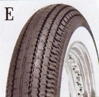 500 16 COKER 1 WHITEWALL MOTORCYCLE TIRES (110/90 16+120/90 16+130/90