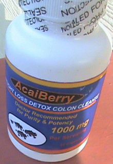ACAI BERRY Weight Loss Detox Colon Cleanse (8 BOTTLE) dont miss out