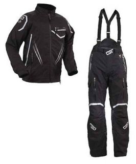 COLDWAVE Mens Avalanche Jacket/Pant Set, Black, Sizes Jacket Large