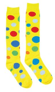 Clown Polka Dot Circus Costume Socks New
