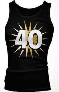 40 Forty Juniors Tank Top 40th Fortieth Birthday Anniversary Gift Idea