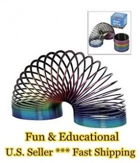 Multicolor Slinky Style Magic Spring  Homeschool Educational Toy