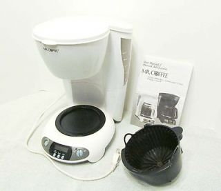 Mr. Coffee TFX20 12 Cup Coffee Maker White Works Well BUT Broke Carafe