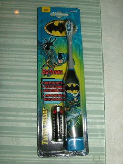 Childrens BATMAN battery operated toothbrush turbo power and includes
