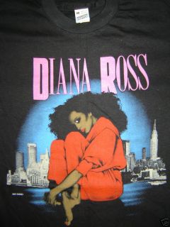 Vintage Concert T Shirt DIANA ROSS 84 NEVER WORN/WASHED