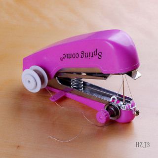 Mini Portable Cordless Pocket Hand Held Clothes Sewing Machine Set