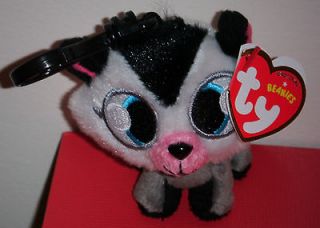Ty WHITE FANG ~ Key Clip ~ MOSHI MONSTERS ~ UK Exclusive ~ Beanie Baby