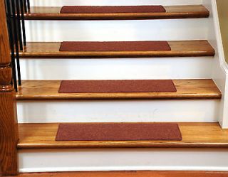 15 Dean Skid Resistant Carpet Stair Treads Runner Rugs   Color Copper