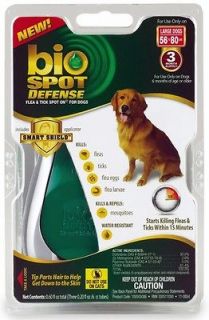 Spot Defense Spot On Flea & Tick Control for Large Dogs (56   80lbs
