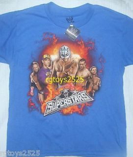 WWE Superstars Size 4 5 XS T Shirt Rey John Cena HHH Randy Orton New 4
