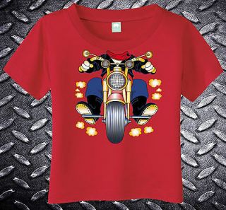 Tuxedo Kids Motorcycle Shirt Baby Biker T Shirt Toddler Tshirt