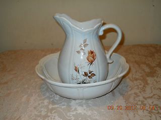 McCoy Water Pitcher and Bowl