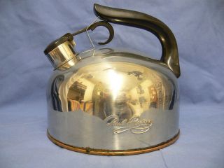Paul Revere Ware 1801 Copper Bottom Teapot Tea Kettle H 93 C