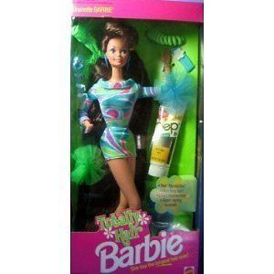 1991 Barbie 1117 Totally Hair Barbie Brunette