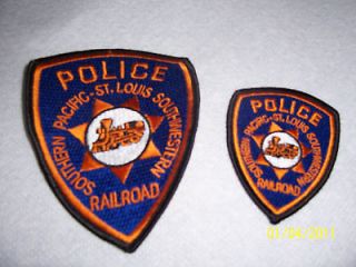 RAILROAD POLICE SOUTHERN PACIFIC ST LOUIS 2 DIFF PATCH