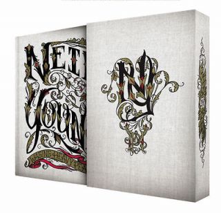 Neil Young Waging Heavy Peace Autographed Book Limited Edt. Linen Case