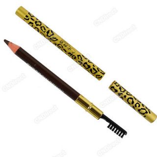 Waterproof Brown Eyebrow Pencil With Brush Make Up Fashion Useful