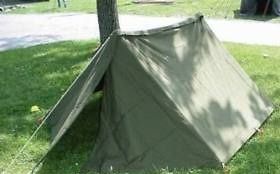US Army Military Survival Tent Boy Scouts Camping