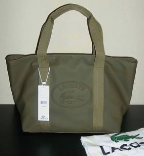 Classic Large Tote Shoulder Bag with Croc Logo New NWT Bonsai Green