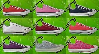 CONVERSE ALL STAR New Lo Boys Mens Ladies Girls OX Trainers Shoes Size