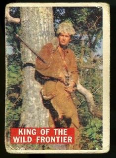 1956 Topps DAVY CROCKETT Orange #1 King of the Wild