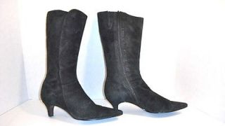 MALEFICENT! COUP DETAT STUDIO Black Suede Boots!! 8.5 m