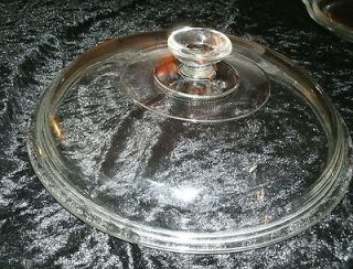 glass replacement Lid 8 1/4 diameter rim 7 1/2 casserole crock pot