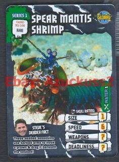 Spear Mantis Shrimp #30 Deadly 60 Marine Life TCG Foil Rare Trade Card