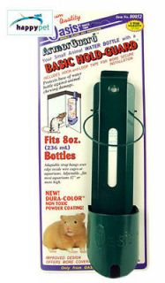 Animal Hamster Gerbil Mice Rat Water Bottle Hold Guard 236ml Green