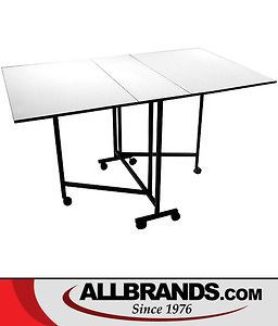 12570 Home Hobby 60x36H Cutting & Craft Table HHT, Metal Frame, Caste