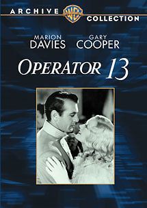 WB   OPERATOR 13   Gary Cooper & Marion Davies NEW/DVD