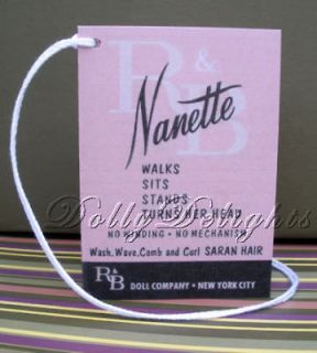 Arranbee (R&B) NANETTE Wrist Hang Tag