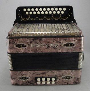 HOHNER BUTTON ACCORDION EARLY CORSO 3 REED BLOCKS