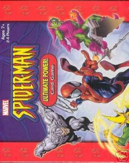 MARVEL SPIDER MAN ULTIMATE POWER KIDS BOXED CARD GAME