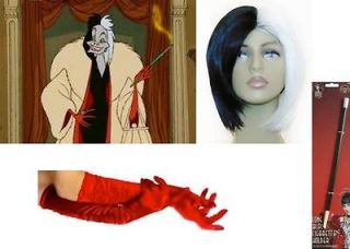 DELUXE CRUELLA DE VILLE 101 DALMATIANS FANCY DRESS COSTUME KITS