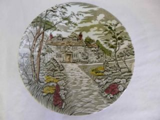 BRITISH ANCHOR COUNTRY COTTAGE SAUCER ONLY NO CUP