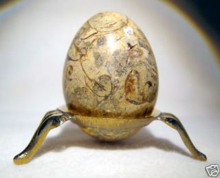 Onyx Crystal Egg (50mm) Decorative Polished Speckled Brown.