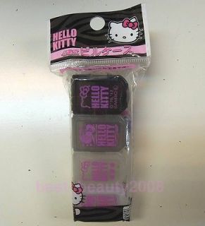 Hello Kitty Japan Pill Vitamin Tablet Case Storage Box Trinket